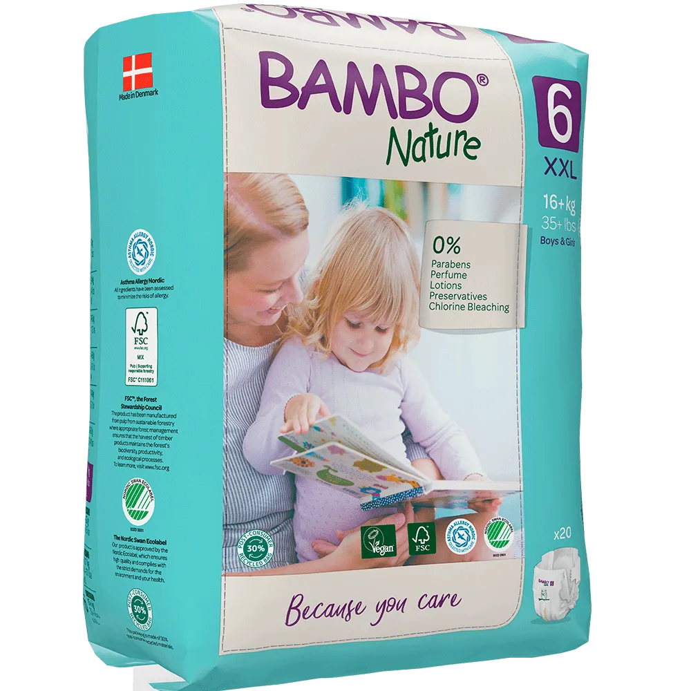 Bambo Nature Windeln Größe 6 (16+ kg), 20 St