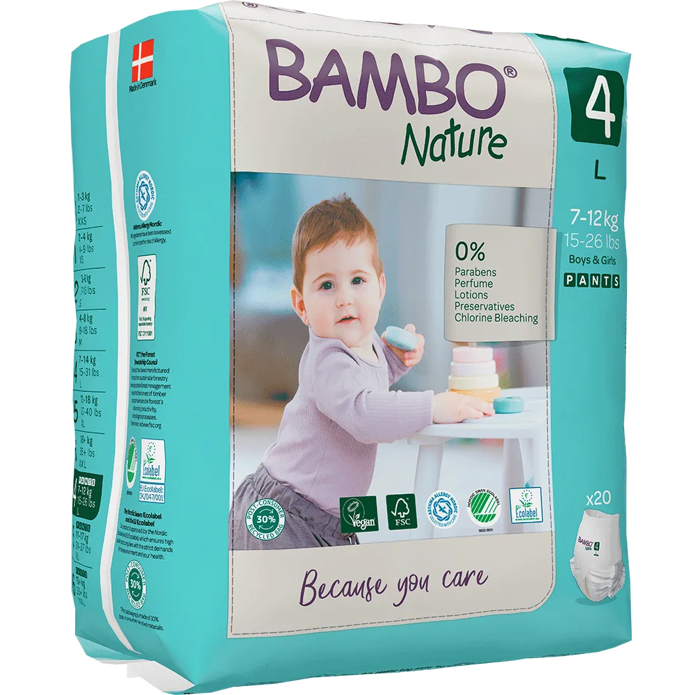 Bambo Nature Pants Größe 4 (7-14 kg), 20 St
