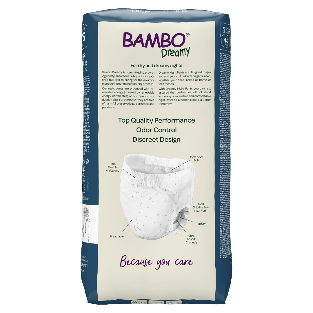 Dreamy Nachtwindeln Unisex, 8-15 Jahre, 10 St