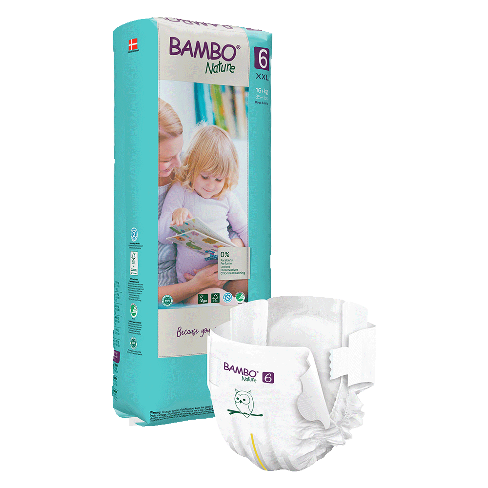 Bambo Nature Windeln Größe 6 (16+ kg), 40 St