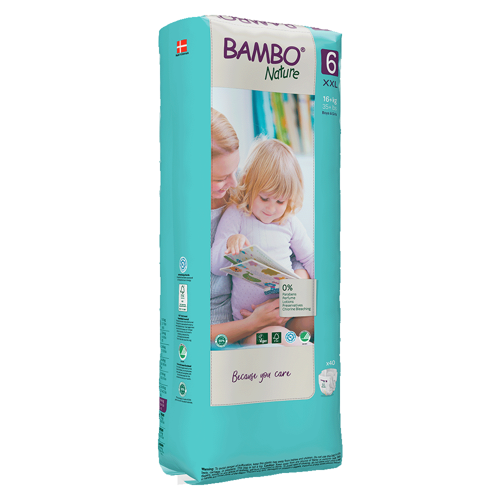 Bambo Nature Windeln Größe 6 (16+ kg), 40 St