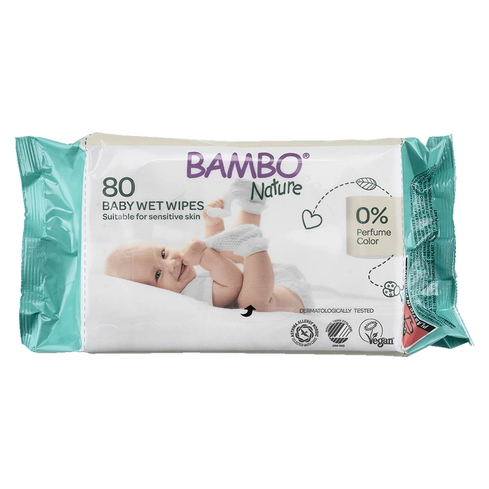 Bambo Nature Feuchttücher, 80 St