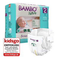 Bambo Nature ecolabeled baby diapers size 2