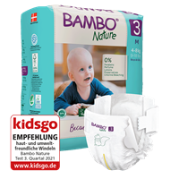 Bambo Nature ecolabeled baby diapers size 3