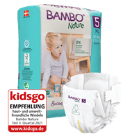 Bambo Nature ecolabeled baby diapers size 5
