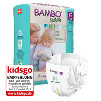 Bambo Nature ecolabeled baby diapers size 6