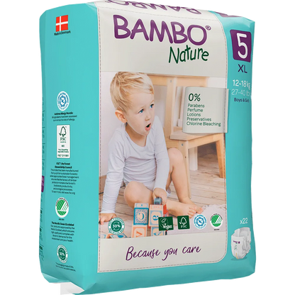Bambo Nature Windeln Größe 5 (12-18 kg), 22 St