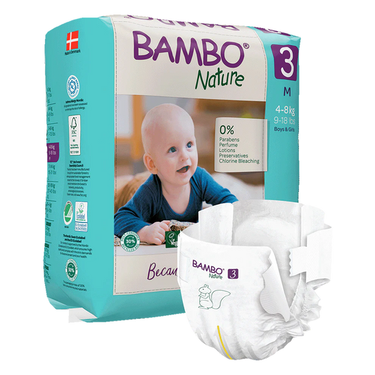 Bambo Nature Windeln Größe 3 (4-8 kg), 28 St