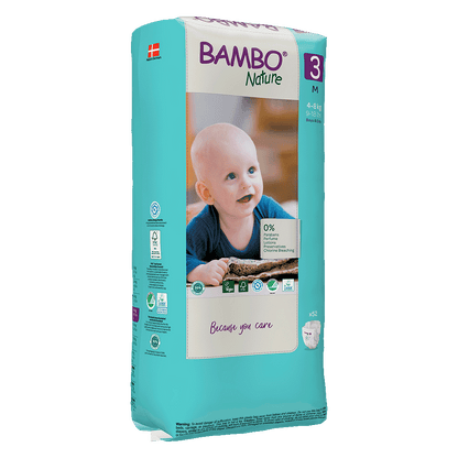 Bambo Nature Windeln Größe 3 (4-8 kg), 52 St