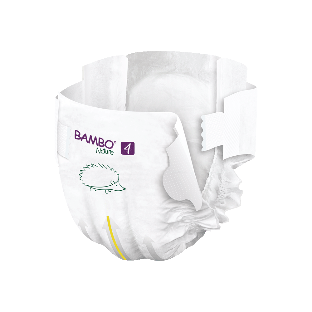 Bambo Nature Windeln Größe 4 (7-14 kg), 48 St