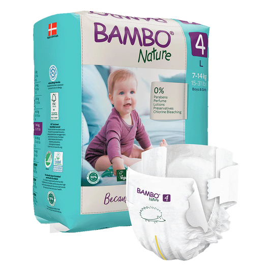 Bambo Nature Windeln Größe 4 (7-14 kg), 24 St