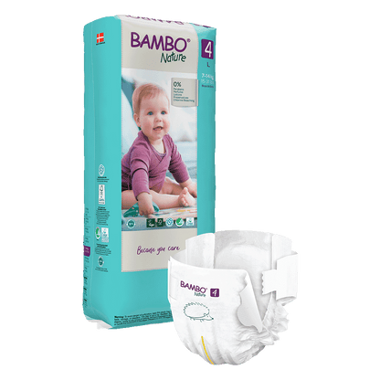 Bambo Nature Windeln Größe 4 (7-14 kg), 48 St