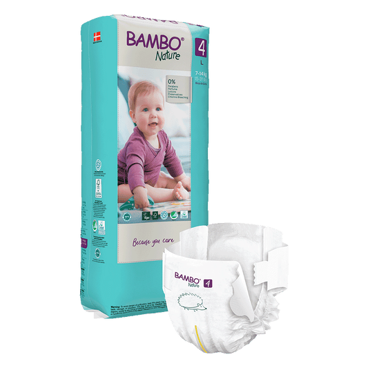 Bambo Nature Windeln Größe 4 (7-14 kg), 48 St
