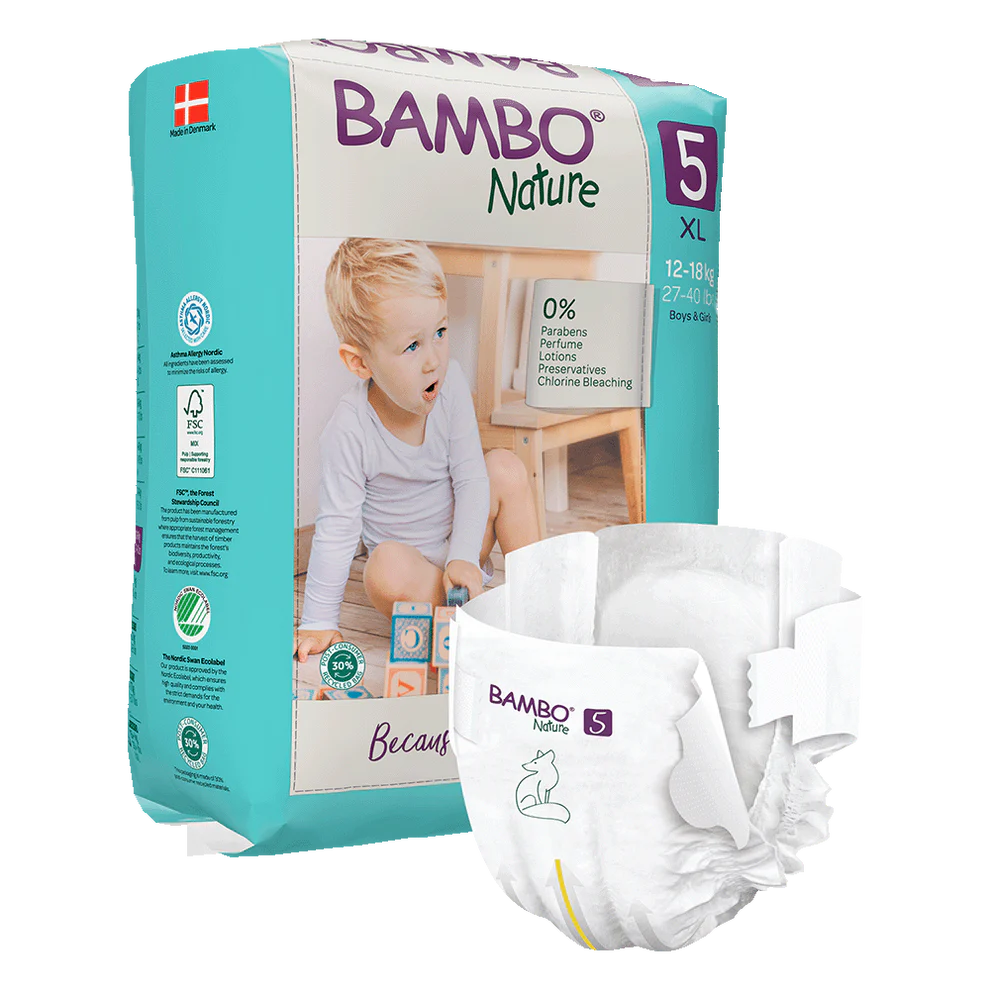 Bambo Nature Windeln Größe 5 (12-18 kg), 22 St
