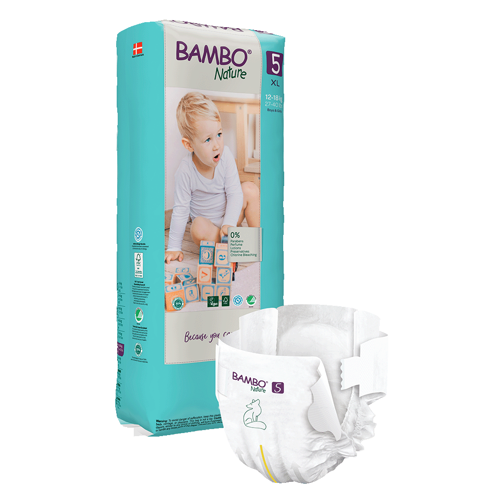 Bambo Nature Windeln Größe 5 (12-18 kg), 44 St