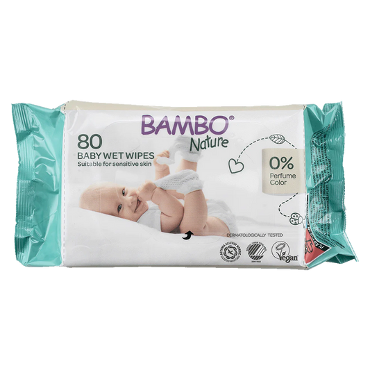 Bambo Nature Feuchttücher, 80 St